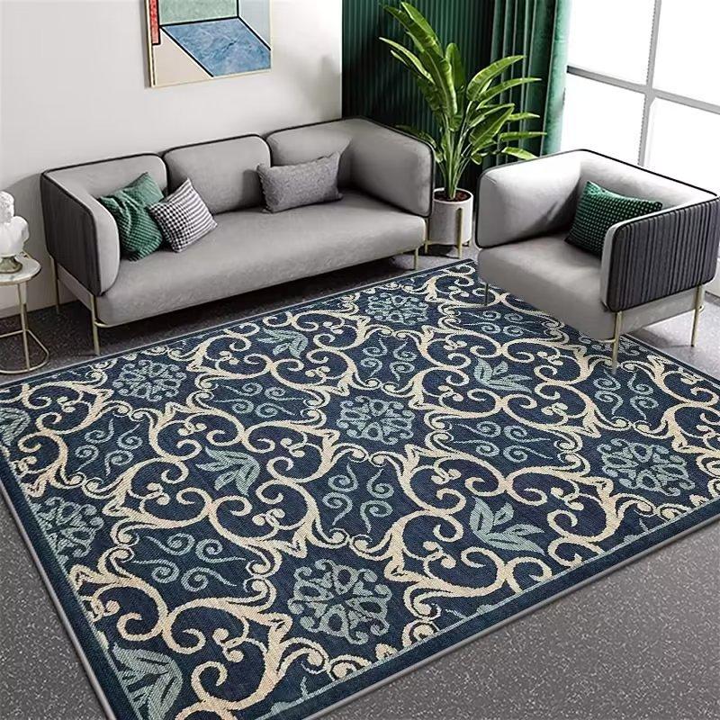 Plant Flower Carpet Living Room Coffee Table Mat Household Bedroom Bedside Carpet Bathroom Soft Foot Pad