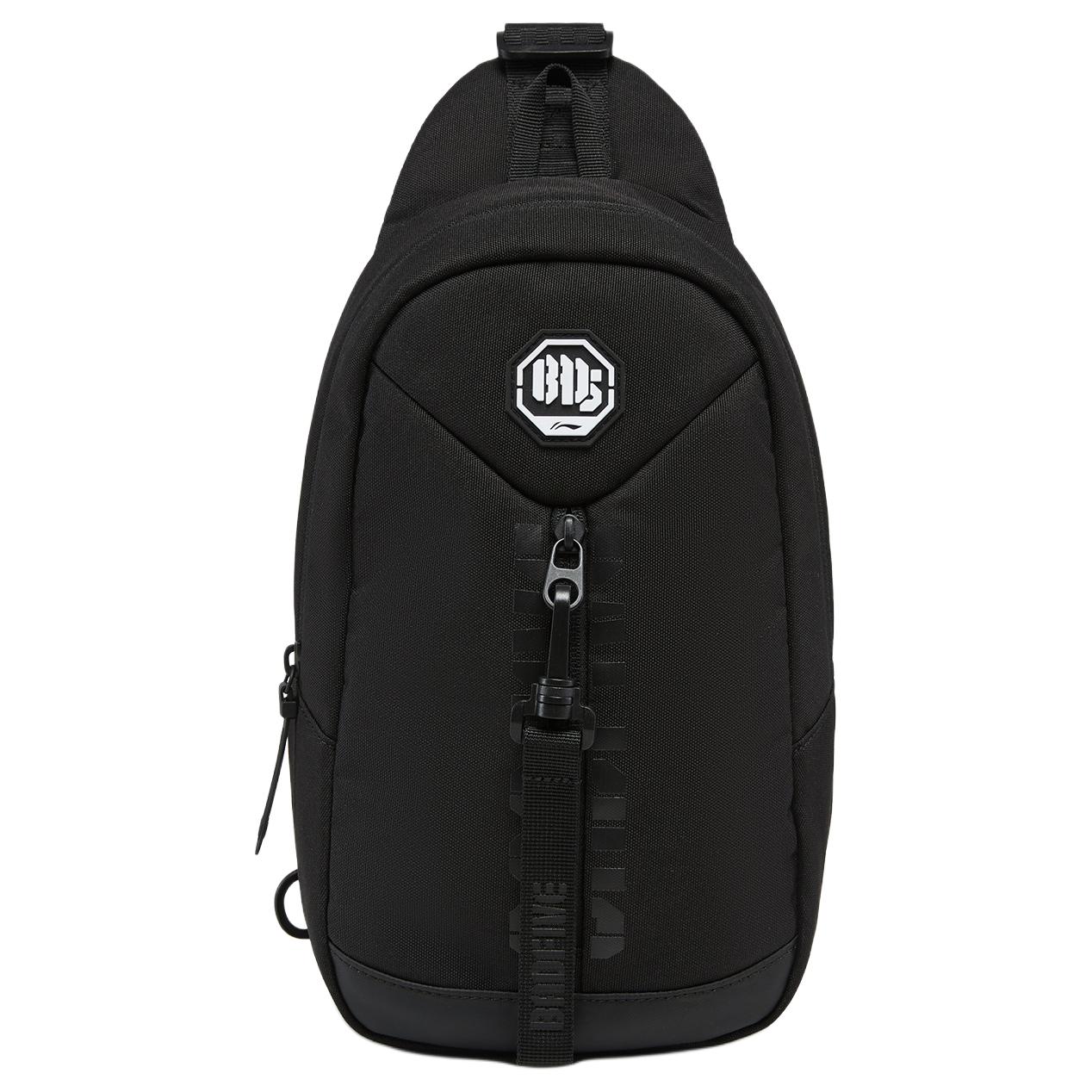 Li Ning Basketball Collection Polyester Sling Bag Unisex Black ABDW207-1 F