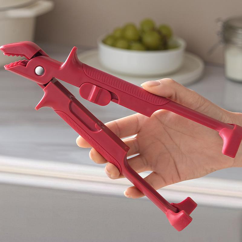 Chwytak do gorących talerzy, klamra do talerzy chroniąca przed poparzeniem, antypoślizgowe szczypce 2 w 1 do gorących misek, izolacja termiczna, uchwyt do garnka, klamra do pieczenia, grillowania