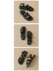 Weiwei Girl 020-1 French Style Flat Roman Sandals - Summer 2024 Women's One-Strap Shoes