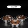 ARKIE 304 Stainless Steel Induction Soup & Milk Pot