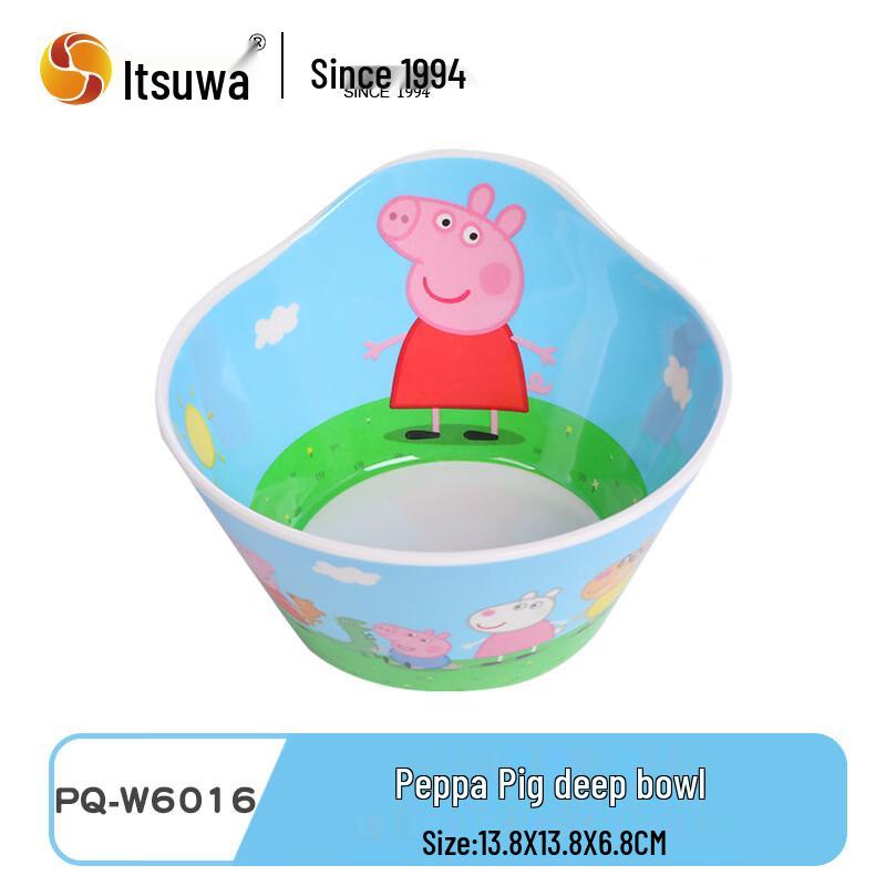 Peppa Pig Kids  Deep Melamine Bowl