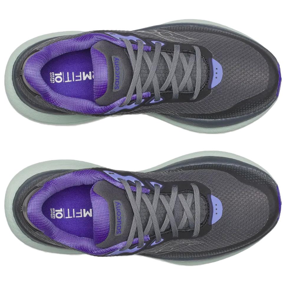 SAUCONY Triumph 23 Gtx Comode Eleganti Ammortizzazione Resistenti Traspiranti Scarpe da Corsa Basse Sneaker Donna Grigio S11025-01