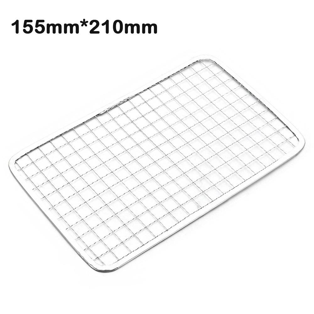 Durable Disposable Barbecue Net Lightweight Edge Binding Grilling Net Square Grill Mat