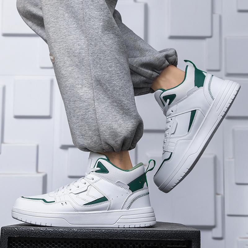 Casual sports youth board shoes autumn and winter shoes mid-top classic shoes