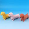 Stretch Dachshund Dog Figure for Twisting Pulling Bending TPR Sand Filled Dog Figure  Stress Relief