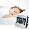 Wireless Weather Station Alarm Clock Indoor Thermometer Temperature Temp. Humidity Meter for Home Office