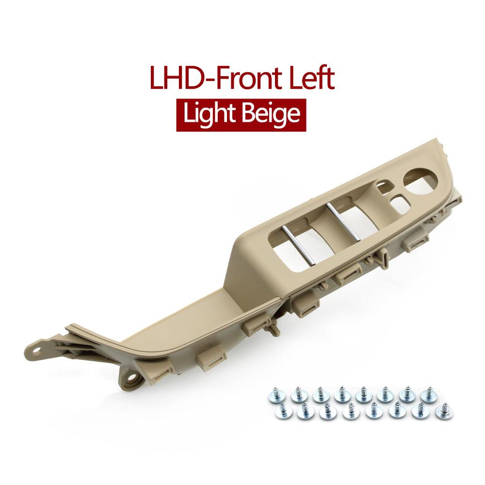 LHD Car Interior Front Left Right Door Pull Handle Window Lifter Switch Panel Cover Trim For BMW 6 Series GT G32 2017-
