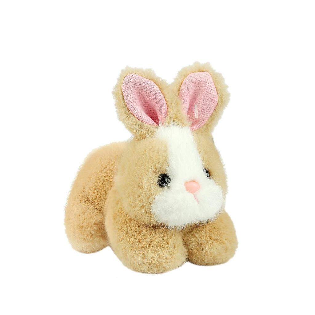 Cute White Rabbit Plush Keychain Pendant - Small Gift