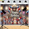 Black Gold Series Crown Photography Backdrops Props Banner For Photoshoot Balloon Birthday Party Photo Studio Background BD-05