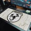 Abarth Mouse Pad Large Gaming Table Cushion Nonslip Laptop Tablet Big Mousepad Xxl Mat Mini Pc Playmat With Lock Edge