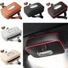 Thickened Car Visor Tissue Box PU Leather Backseat Tissue Case  Car Interior Accessories