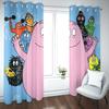Barbapapa Cartoon Curtain Bedroom Window Animation Blackout Children Room Fashion Style Home Decoration