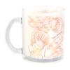 Kanesho Touki Amuro Glass Line Art Made in 034192 "Detective Conan" Mug, Mug, Approx. 320ml, Design, Japan,