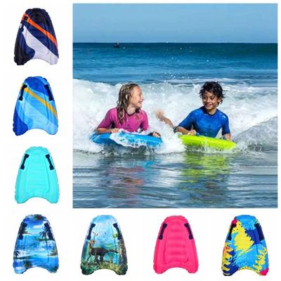 Folding Floating Surfboard Printed Surfing Body Board Floating Toy Inflatable Surfboard  Pool