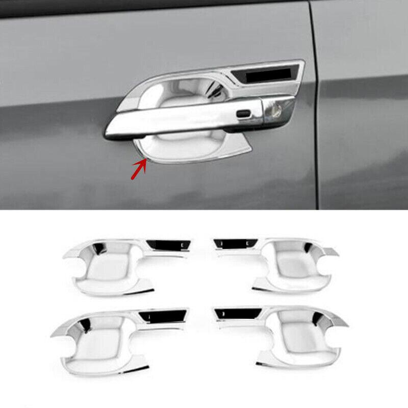 Chrome Exterior Door Handle Bowl Cover Trim For Isuzu D-Max Dmax 2021-2024 4PCS