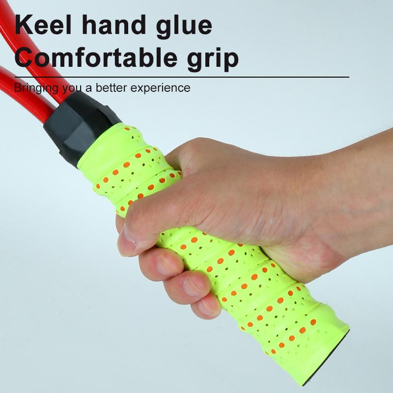 Squash Grip Tennis Racket Grip Tape With Anti Slip Perforated Super Absorbent Sweatband