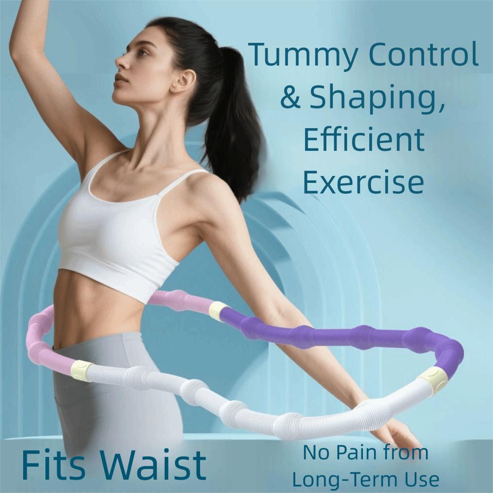 Foldable Yoga Spring Circle Non-Waist Injuring Yoga Circle Soft Spring Tube Yoga Circle  Exercise