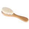 Grooming Comb   Baby Comb Brush, Multifunction Natural Goat Hair Comb, Infant Hair Massage for Baby At Home