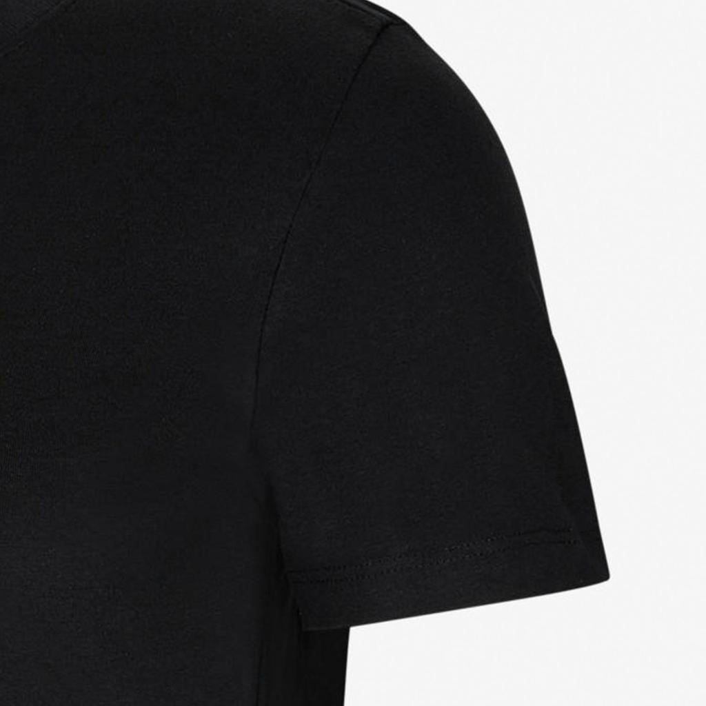 Nike American Retro Color Block Logo Print Sports Crew Neck Short Sleeve T-Shirt Women T-Shirt Black CU1093-010