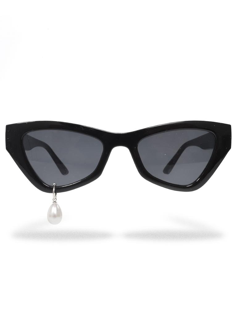Pearl decorative cat eye sunglasses UV anti-ultraviolet trendy sunglasses for men and women