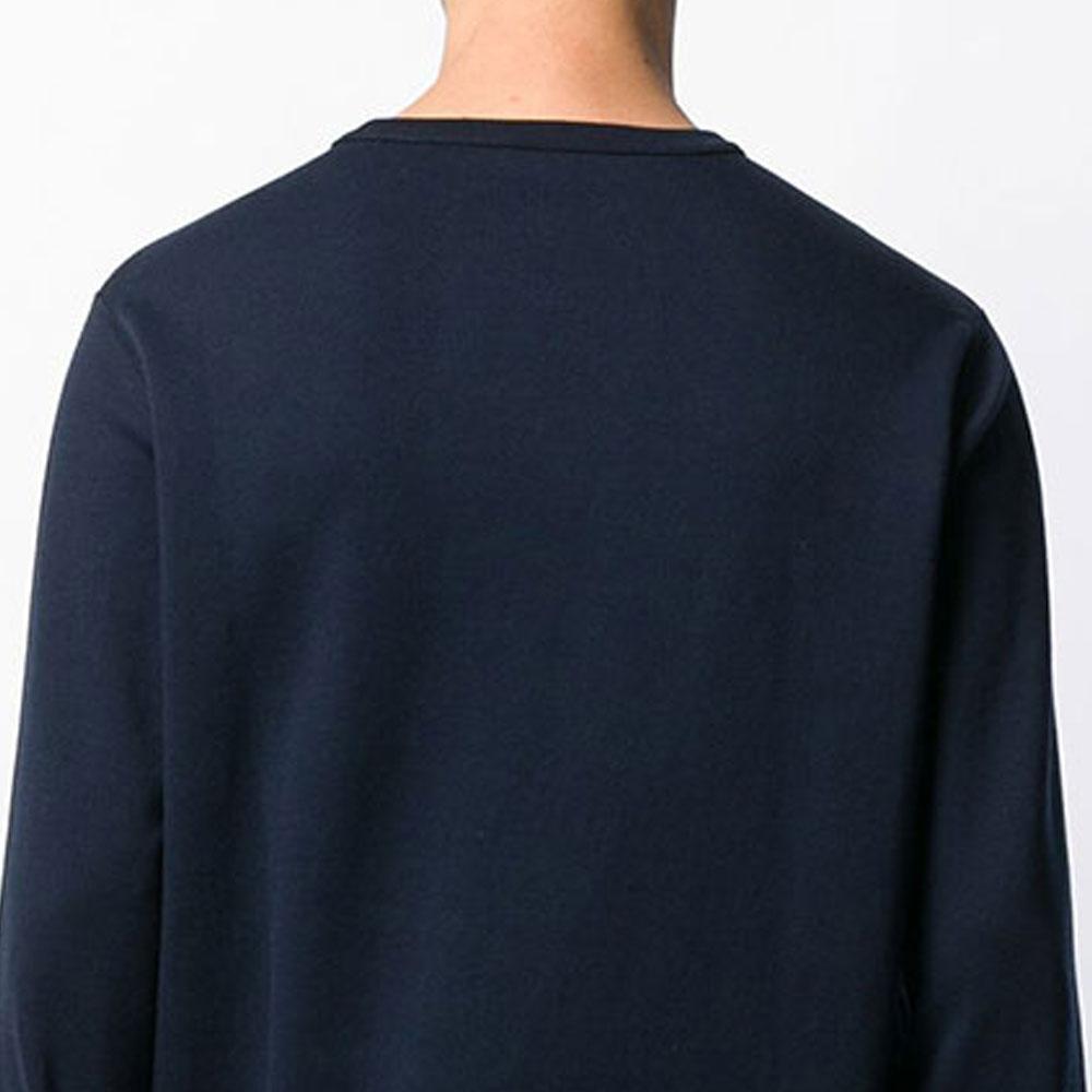 Polo Ralph Lauren FW21 Logo Embroidered Solid Pullover Sweater Men Sweater Navy-Blue 710766862-009