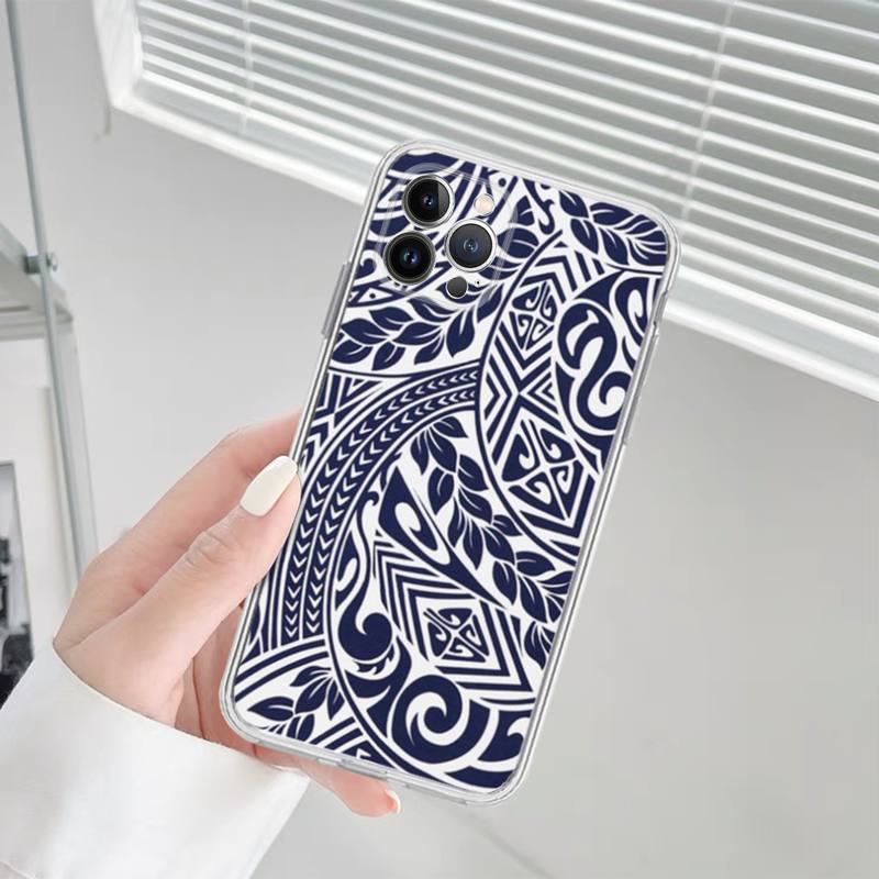 Yinuoda Maori Tribal Samoan Polynéské pouzdro na telefon Silikonové měkké pro iphone 14 13 12 11 Pro Mini XS MAX 8 7 6 Plus X XS XR kryt