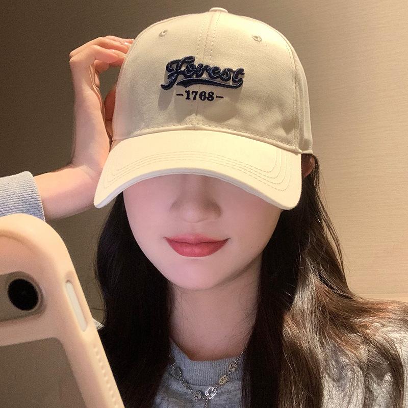 

Бейсболка 2025 новая шляпа глубокий верх широкий козырек большая окружность головы кепка показывающая лицо маленькая защита от солнца козырек Adjustable