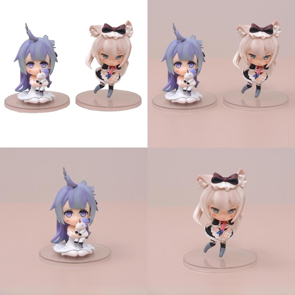 Figuras Coleccionables de PVC de Unicornio y Harman de Azur Lane para Fans de Anime