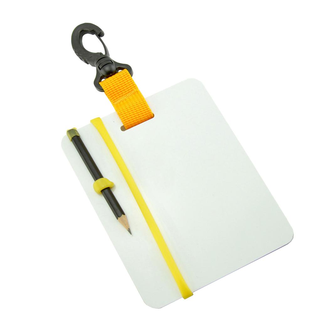 Underwater Writing Plate Board Diving Wordpad with Pencil and Quick Release Buckles Underwater Wordpad Easy To Use