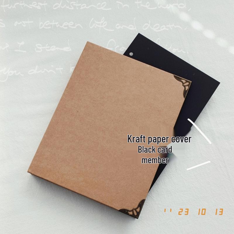 A5 Kraftpapier Loseblatt-Notizbuch: Retro Journal & Literarischer Reiseplaner für Mädchen