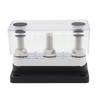 3/8" 3 Stud Power Distribution Block,Bus Bar with Cover ,High Current Wiring Stud for Marine Boats Automobiles