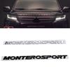 Odznaka z literami MONTERO SPORT dla logo MONTEROSPORT etykieta na klapę bagażnika osłona maski samochodu logo do modyfikacji naklejki samochodowe