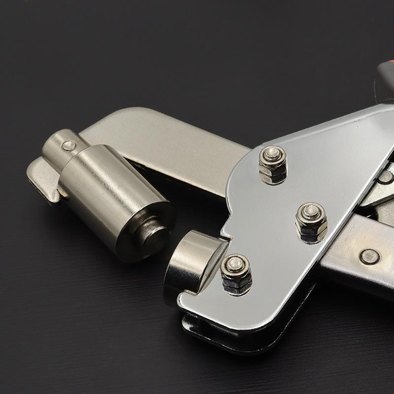 1 Set Draagbare Handpers Metaal Oogje Gatpons Tang Voor Leer Canvas Kleding Diy Zeildoek Ring 10mm Oogje Tangen Kit Gereedschappen