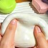 Biscotto Croccante Morbido Palla Antistress Giocattolo Fidget Biscotto Croccante Palla da Spremere Blocchi Rotondi Riempiti Giocattoli Antistress Asmr Per Adulti