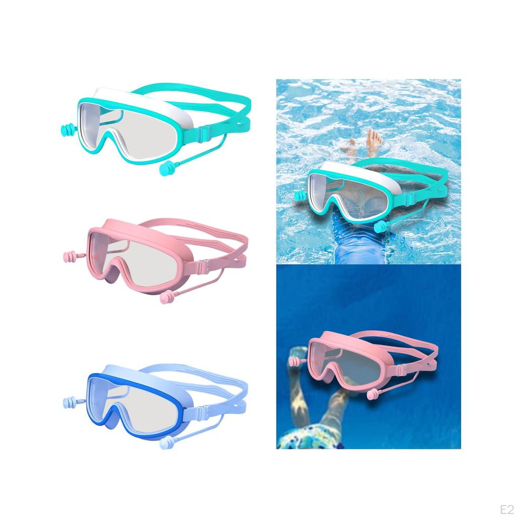 Children's Swim Goggles with Earplugs for Water Activities And Diving