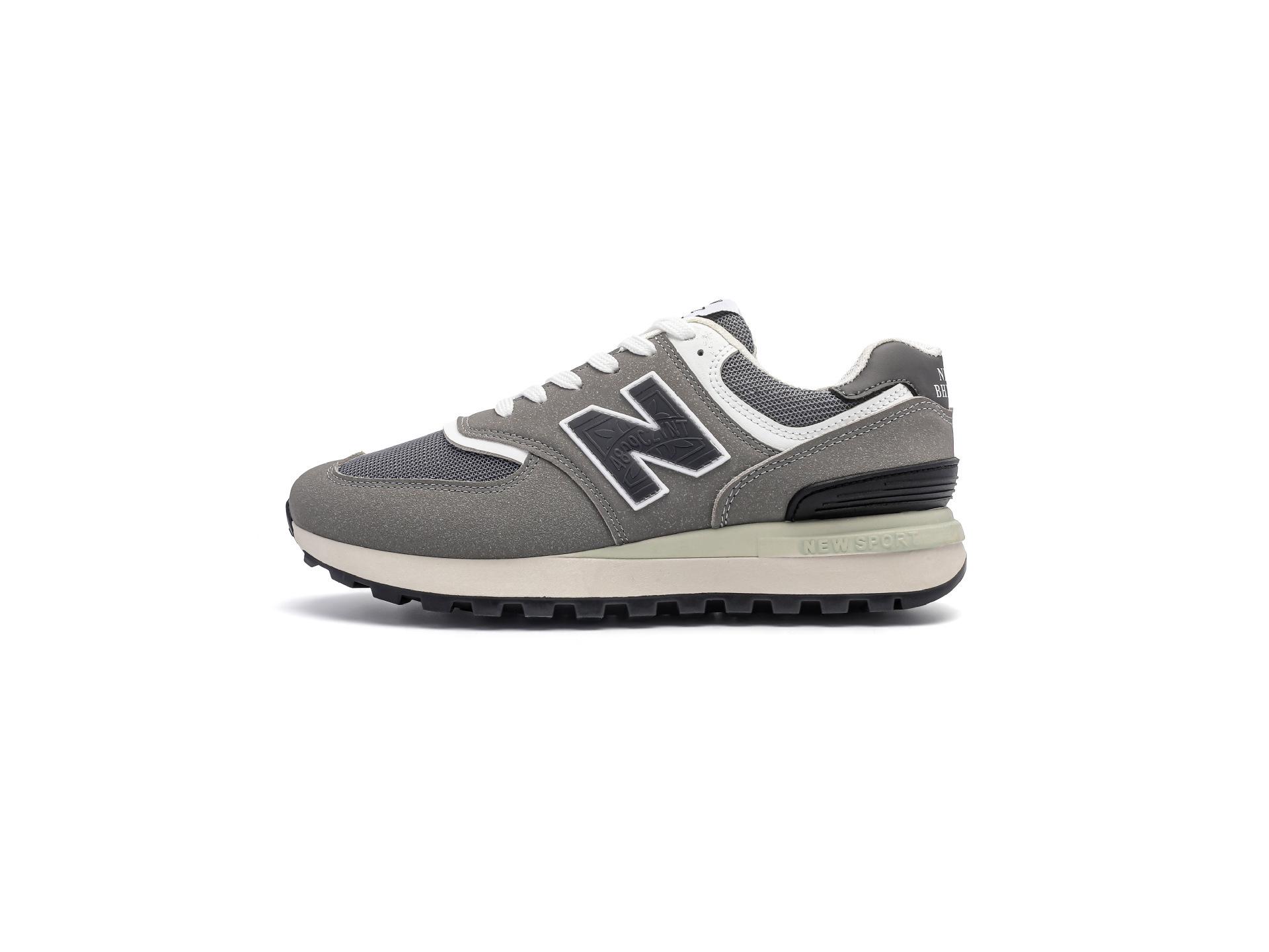 

Класичні чоловічі кросівки New Balance - Ретро унісекс повсякденне спортивне взуття 44 сірий колір