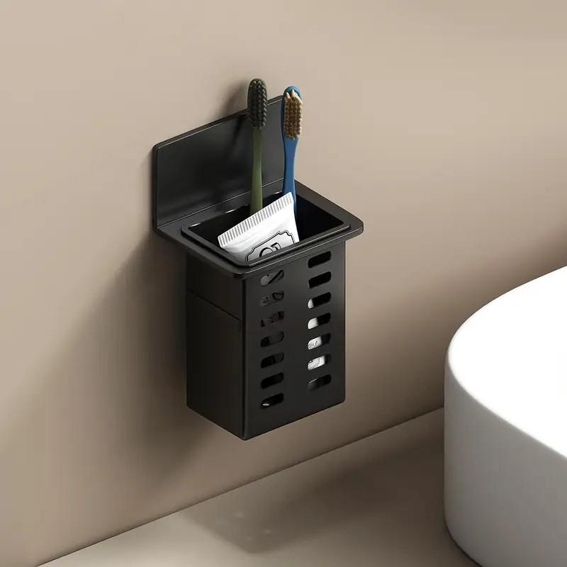 Zahnpasta Zahnbürstenhalter Multifunktionale Hängehalterung Wandmontierte Aufbewahrungsbox für Handy Klimaanlagen-Fernbedienung Aufbewahrungsbox