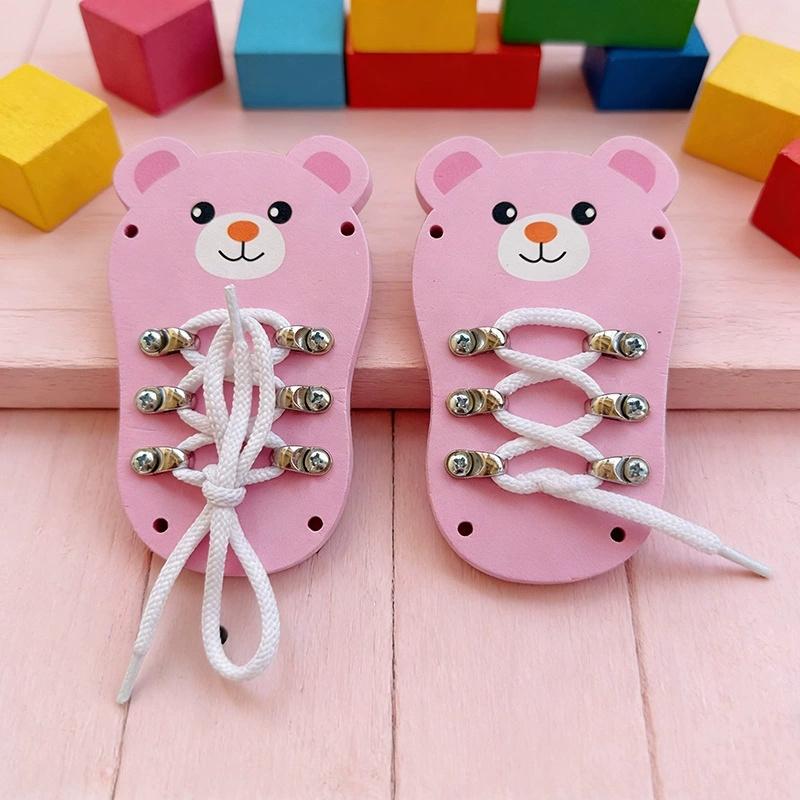 DIY Montessori Busy Board Wooden Accessories Strawberries Car Tie shoelaces Board Castle Early Educational Toy For Childre Gift