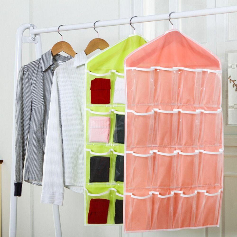 Hanging Space-saving Bathroom Sundries Sorting Sock Organizer Clothes Holder Underwear Storage Bag