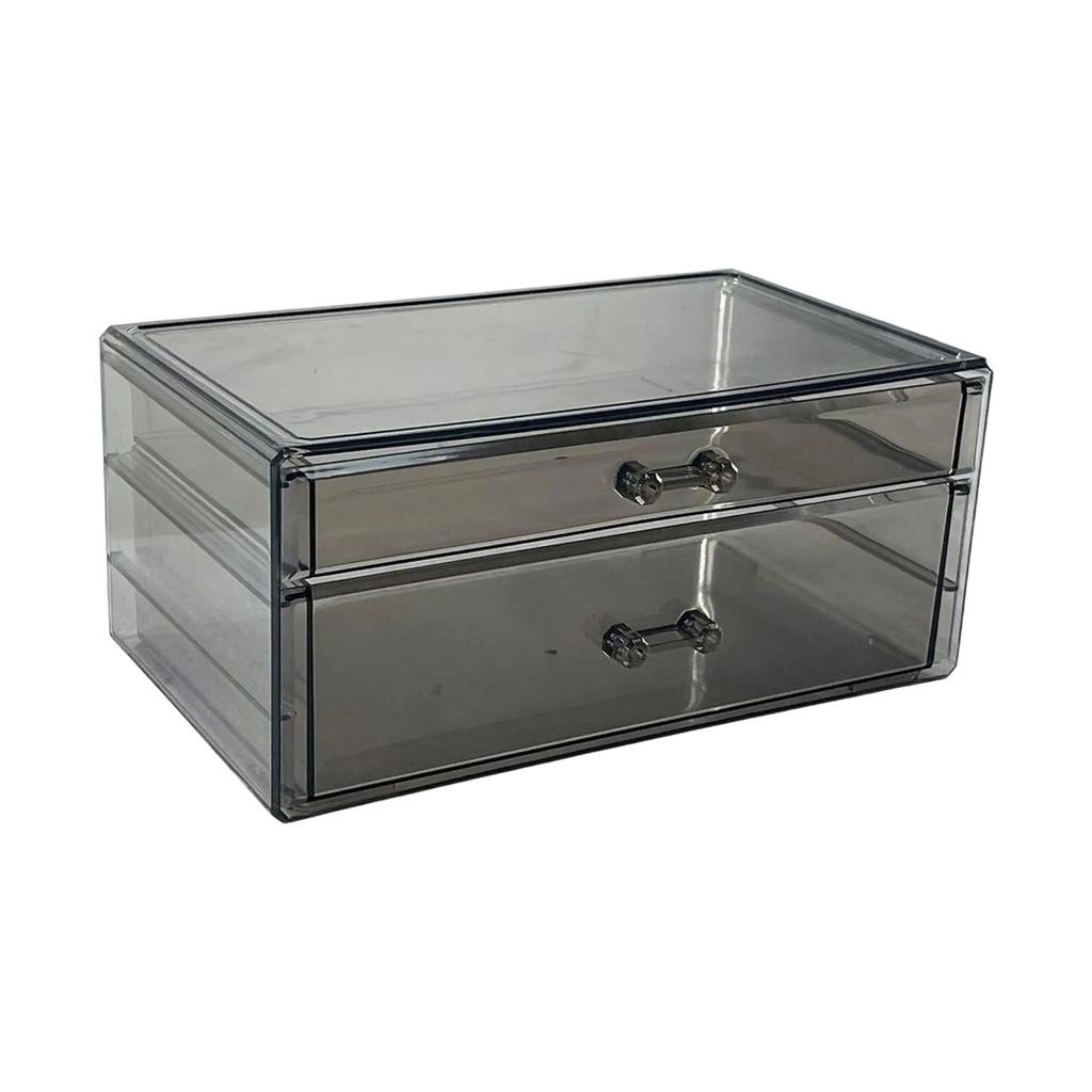 Spacious Makeup and Jewelry Organiser Box with Drawers Women Accessories Holder for Bathroom Vanity Or Countertop Use