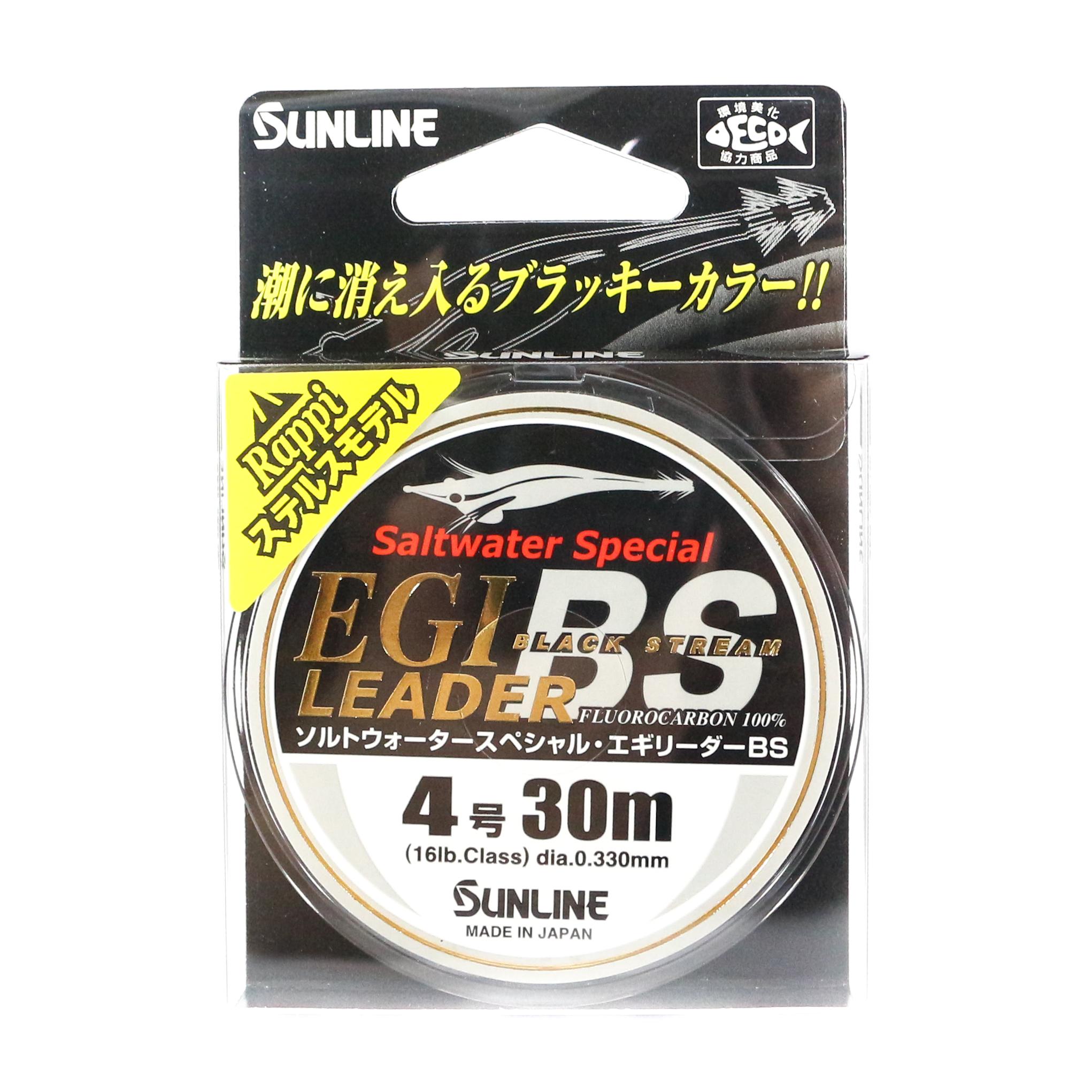 

Sunline Fluorocarbon Leader Egi Black Stream 30 м # 4 16 фунтов (4558)
