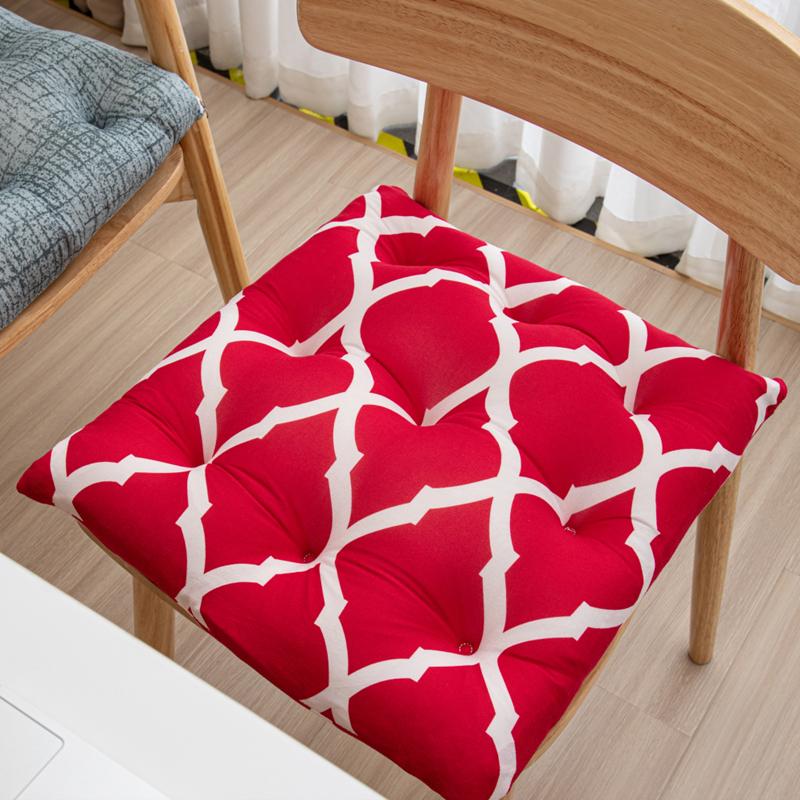 44x44x5cm Chair Thickened Seat Cushion Student Stool Butt Cushion Office Four Seasons Hip Pad Breathable Soft Chair Cushion