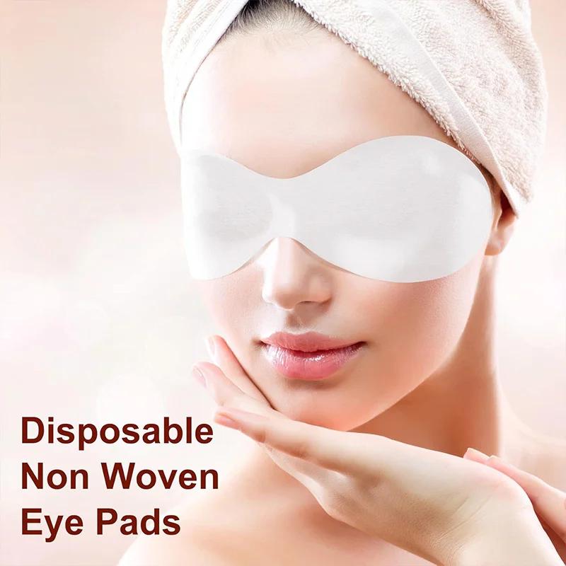 200 Pièces/Sachet Masque Yeux Jetable en Papier Ultra-fin Coton Naturel Patchs Soin des Yeux pour Femmes Spa Cache-yeux Outils Soin Peau Visage