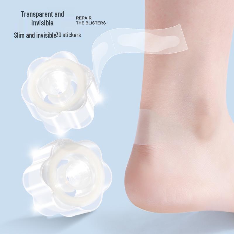 Průhledné nálepky na paty proti tření pro muže a ženy - Neviditelné náplasti na ochranu kotníků