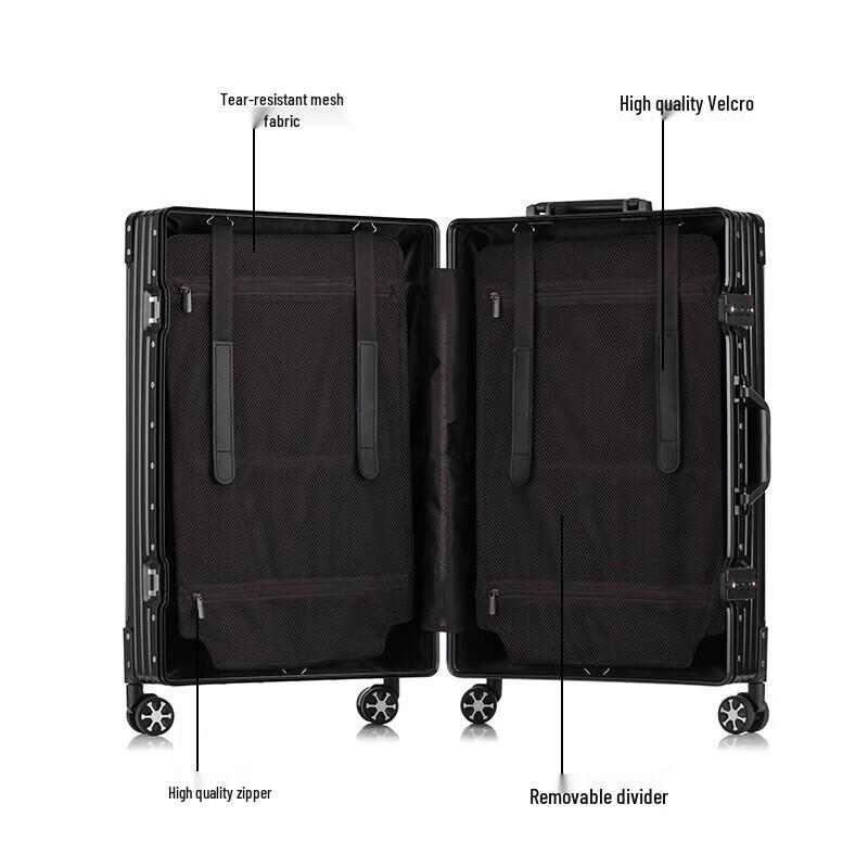 Tymon Legend Aluminum-Magnesium Alloy Spinner Luggage