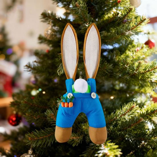 Easter Bunny Ear Butt Decoration Outdoor Yard Lawn Patio Pathway Spring Rabbit Ears Butt Garden Stake Ornament