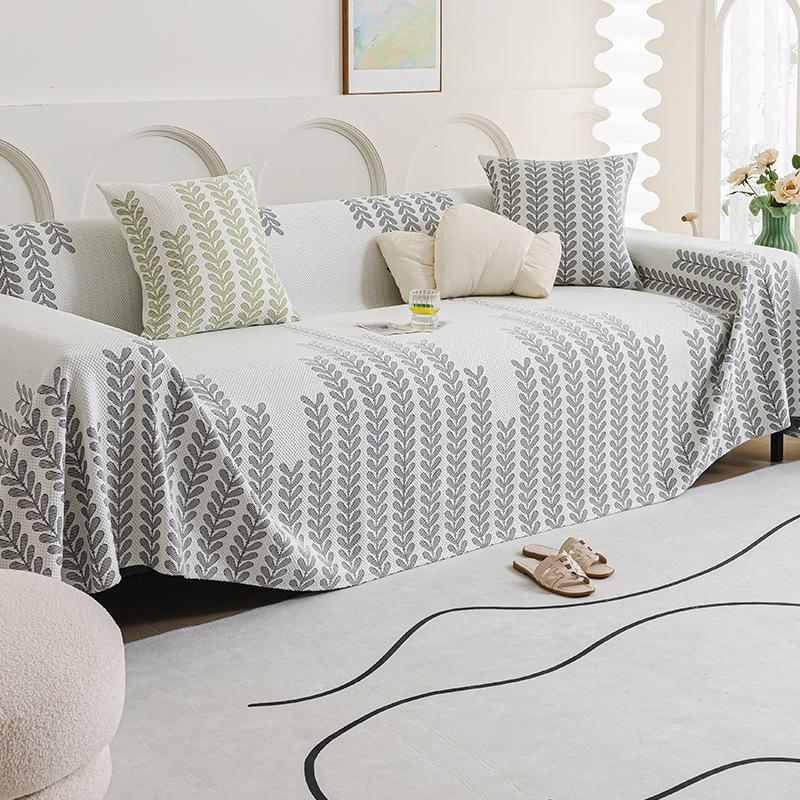 

Летний чехол для дивана из ледяного шелка, легкий роскошный высококачественный кремовый стиль, милый мультяшный скандинавский Ins, прохладное на ощупь покрытие, полотенце 180*130cm