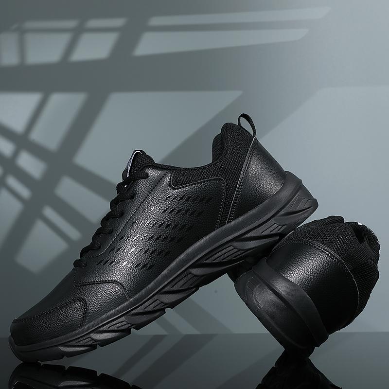 Fashion Autumn Men Sneakers Thick Soled Casual Shoes Men Cushioning Sports Shoes Outdoor Waterproof Walking Shoes Plus Size 46