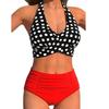 Popular Bikini New Sexy Cross-strap Backless Hot-selling Women's Swimsuit Swimsuit